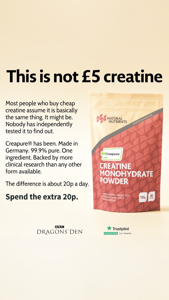 Natural Nutrients Not £5 ad